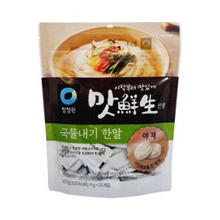 청정원 맛선생 야채 국물내기 한알 육수 / 국산야채 코인육수 육수한알, 100g, 10개