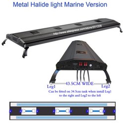 메탈라이트 어항조명 수초용 60 메탈 할라이드 HQI T5 770W/1070W 해양 산호 sps 식물 담수 수족관 수생 애완 동물 어항 조명 램프 기구, [02] Marine Version