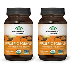 Organic India 오가닉인디아 터메릭 포뮬러 90베지캡슐, 2팩