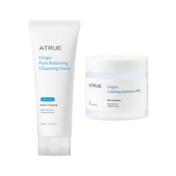 ATRUE [SET]오리진 퓨어 밸런싱 클렌징 폼 150ml + 오리진 카밍 모이스처 패드 80매, none