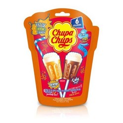 [할로윈 캔디] 츄파춥스 피즈 캔디 chupa chups candy / 할로윈파티 halloween 오렌지향 콜라향 킨디대량구매 1봉지