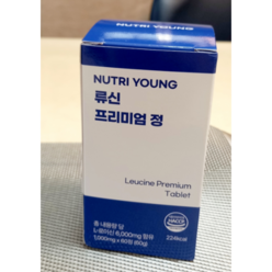 뉴트리영 류신 단백질 프리미엄 정 1000mg, 1통, 60g