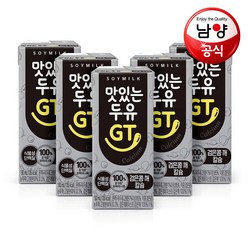 맛있는 두유 GT 검은콩 깨칼슘 190ml, 5개, 5개