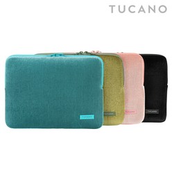 투카노 Tucano 벨루토 13인치 코듀로이 노트북 슬리브 파우치, 블랙