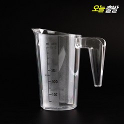 커빙 PC 플라스틱 계량컵 (500ml 1L 2L) 이유식 쌀 계랑컵 플라스틱비커 베이킹, 커빙PC계량컵500ml