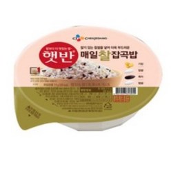 햇반 매일 찰잡곡밥, 210g, 12개