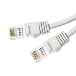 컴퓨터 공유기 허브 연결 유선 UTP 인터넷 선 랜 케이블, 1개, CAT.6, 1m