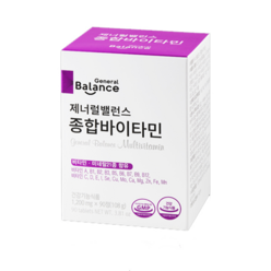 지쿱 제너럴 밸런스 종합바이타민(90정) + KF94마스크 1매