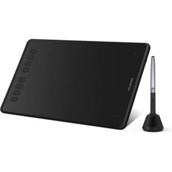 HUION 기울기 기능이 있는 Huion Inspiroy H950P 그래픽 드로잉 태블릿 배터리 없는 펜 8192 압력 감도 및 8개의 사용자 정의 바로 가기 Mac Linux(U