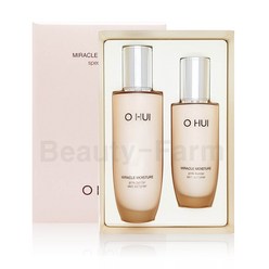 오휘 미라클 모이스처 핑크 베리어 스킨 소프너 2종 세트 150ml + 100ml 토너, 1개