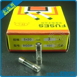 유리관 휴즈 100 개몫 빠른 빠른 타격 유리 튜브 퓨즈 5x20mm 250v 3a f3al250v