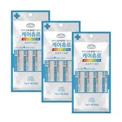 데이스포 케어츄르 소고기소간 눈장 15g 4p x 3개, 단품, 단품