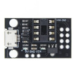 TINY85/ATTINY85 Digispark Kickstarter 마이크로 개발 보드 ATTINY85 모듈 Arduino IIC I2C USB 블루 블랙, ATTINY85 Connector, 03 ATTINY85 Connector