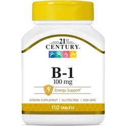 비타민C 21st Century B-1 Tablets 100 Mg 110 Count