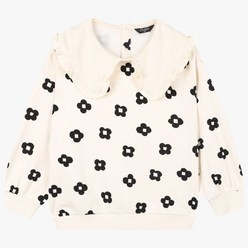 [셀덴 NC불광] 사랑스러운 프릴 카라~ 데일리로 입기 좋은 맨투맨~ 융기모 빅카라 스웨터셔츠 EDMA22T54
