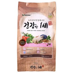 강아지사료 뉴트리나 건강백서 건강한 1세 2kg-72394EA youna1004*86081855Ee, 건강백서 애견사료 건강한 1세 2kg, 본상품선택