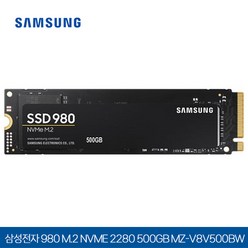 삼성전자 정품 980 M.2 NVMe 2280 500GB MZ-V8V500BW, 삼성전자 980 M.2 NVMe (500GB)