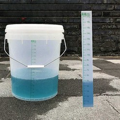 플라스틱 드럼 용기 버킷 계량 학교 액체 오일 투명
