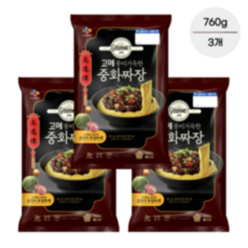 [CJ제일제당] [CJ 제일제당]고메 중화짜장760g, 760g, 3개, 3개