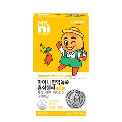 일동제약 마이니 면역 쑥쑥 홍삼젤리 망고맛 30포, 450g, 1개