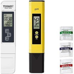 측정 디지털 pH 및 TDS 미터 콤보 고정밀 pH 테스터 판독 정확도 TDS 테스터, 하얀색
