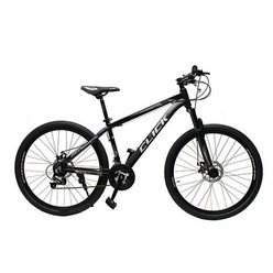 클릭 앞 서스펜션 디스크브레이크 알루미늄 MTB 자전거 프라임 290D 미조립 75cm, 레드