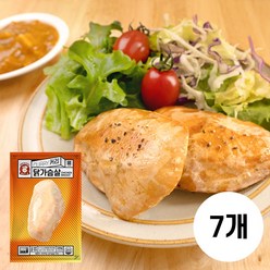 [아침] 바로드숑 커리 닭가슴살, 7팩, 100g