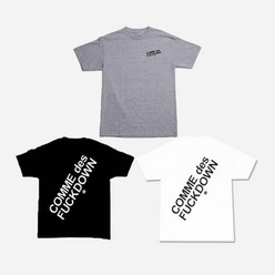 꼼데퍽다운 반팔티 B타입 남녀공용 Double Logo T-Shirt 티셔츠