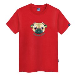 클로니아 프렌치 불독 라운드 반팔 티셔츠 TS-371