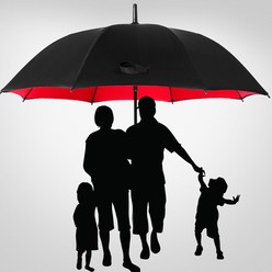 [특가]2겹 초대형 우산 골프 의전용 장우산 방풍 특대 자동 VIP의 양우산 자외선