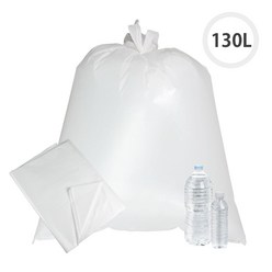 킹스봉 평판 분리수거 재활용 비닐봉지 다용도 봉투 (약130L), 50매입, 투명