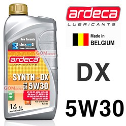 ARDECA (아르데카)씬스 DX 5W30(1L) 100% 합성엔진오일 가솔린 디젤 C3 API SN 벤츠 229.51 BMW LL04 폭스바겐 GM 쉐보레 dexos2 겸용 엔진오일, 1개