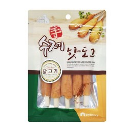 수제핫도그 강아지 간식 100g, 닭고기, 1개