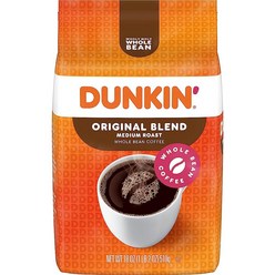 [까미마켓] Dunkin' 오리지널 블렌드 원두 커피 미디엄 로스트 532.3ml(18) 백 6개입