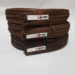 라탄재료 인도네시아산 갈색 2mm 2.5mm 3mm 1단(470g~500g), 2mm (470g~500g), 1개