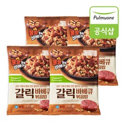 풀무원 갈릭바베큐 볶음밥(2인분) x 4봉, 420g