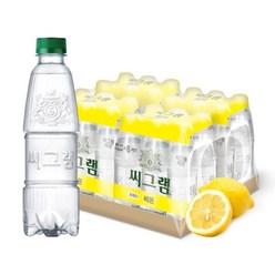 코카콜라 씨그램 무라벨 350PET 24입 3종(레몬/라임/플레인), SG4451 플레인, 24개