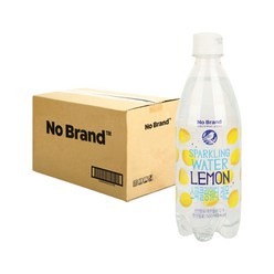 노브랜드 스파클링워터 레몬 500ml 20입(1박스), 20개