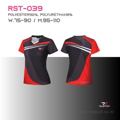 리스퍼트 RST-039 여성용 반팔티셔츠 탁구의류 RST-039