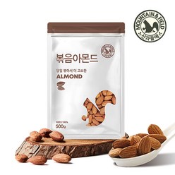 산과들에 23년산 햇 견과류 볶음아몬드, 500g, 2개