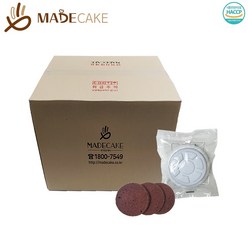 초코 미니 케이크 시트 1BOX 케익 수제 만들기 재료 베이킹 체험 실습 카스테라, 초코미니케이크시트 1박스 36개입