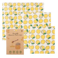 couyor 밀랍랩 분해 가능 재활용 친환경 포장지, 레몬