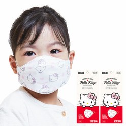 30매 KF94 헬로키티 캐릭터 소형 어린이 마스크, 단품, 단품