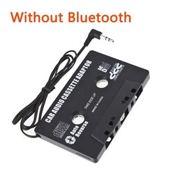 자동차 aux 블루투스 오디오 호환 5.0 테이프 카세트 어댑터 마이크 6H 음악 시간 168H 대기 스마트 폰, 02 3.5mm jack plug