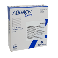 콘바텍 아쿠아셀 엑스트라 AQUACEL Extra ConvaTec 10X10cm 팩/10매, 1개