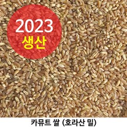 2023년산 카뮤트 쌀 호라산밀 다이어트와 당뇨에 좋은 슈퍼푸드 카뮤트쌀 2kg (1kg 2개), 1kg, 2개