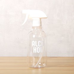 로맨틱노벰버 투명520ml 분무기(화이트 건), 1개, 투명520ml분무기(화이트건)레터링1ALCOHOL