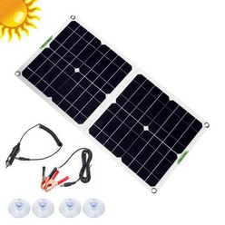 휴대용 태양 광 발전 은행 휴대 전화 충전기 패널 방수 실외 캠핑 5V, A, 1개