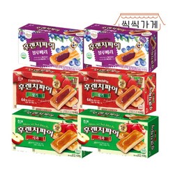 [씩씩가게] 후렌치파이 3종 (사과 블루베리 딸기) 2개씩 / 192g x 6ea, 1세트