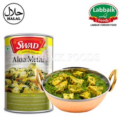 SWAD Aloo Methi (Potato & Fennygreek Leaves with Spices) / Ready to Eat 450g 스와드 할랄 알루 메티 (감자 커리), 1개